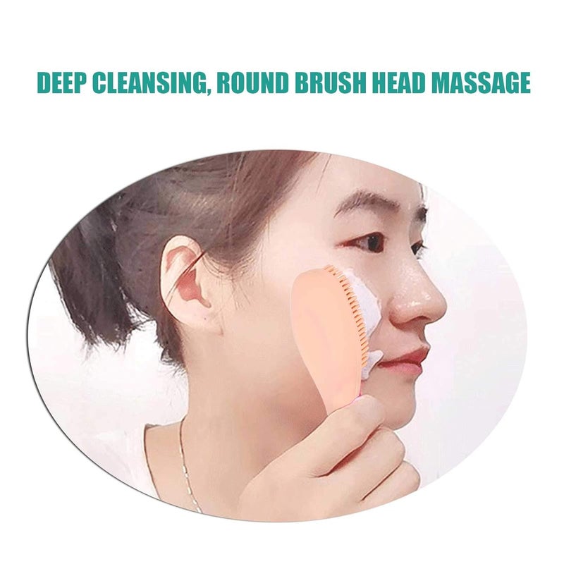 Dual Headed Silicone Applicator Sticks 5pcs Nude Pink for Facial Cleansing and Cream - Image 2